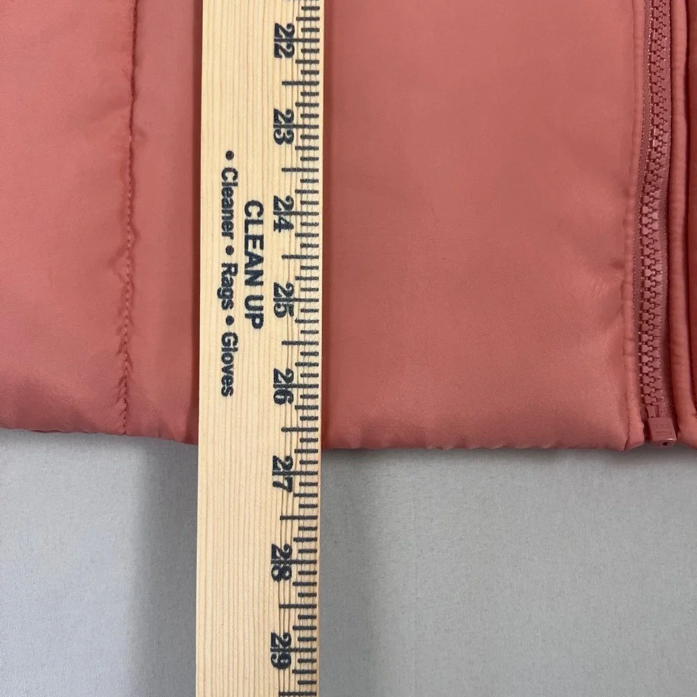 Nike Puffer Vest Womens XL Pink Therma-Fit Oversized Quilted Gorpcore Streetwear - Picture 3 of 9